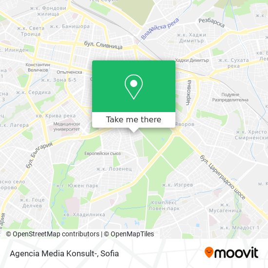 Карта Agencia Media Konsult-
