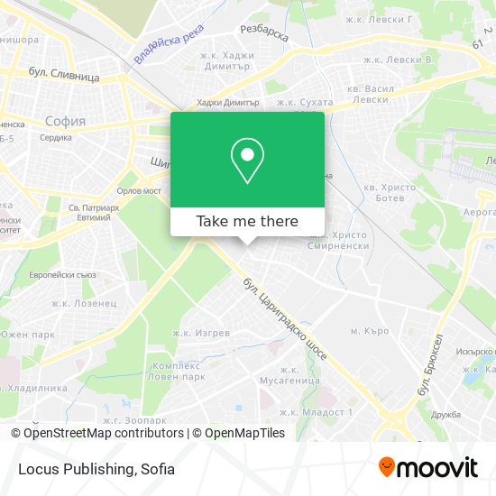 Locus Publishing map