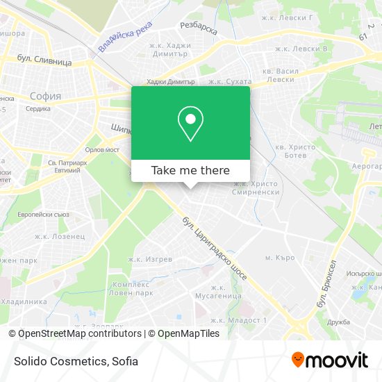 Solido Cosmetics map