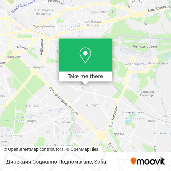 Дирекция Социално Подпомагане map