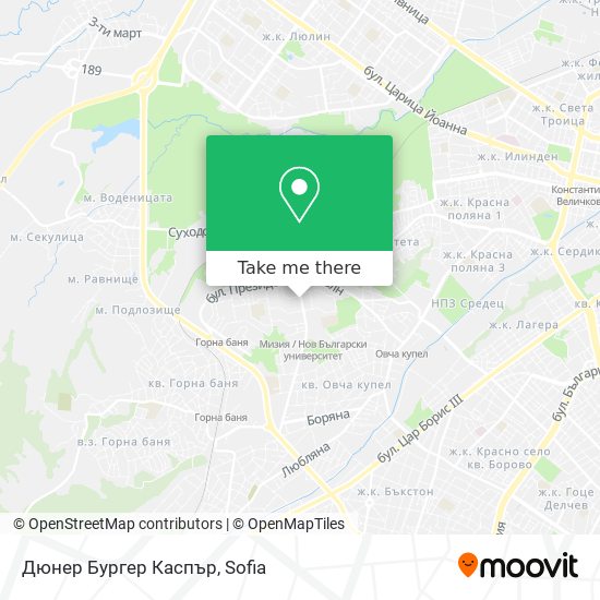 Дюнер Бургер Каспър map