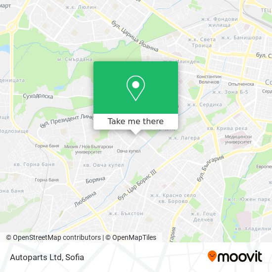 Autoparts Ltd map