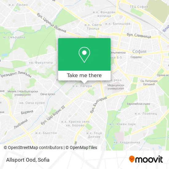 Карта Allsport Ood