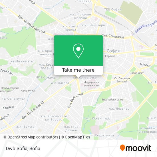 Dwb Sofia map