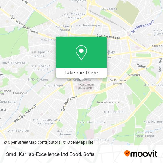 Smdl Karilab-Excellence Ltd Eood map
