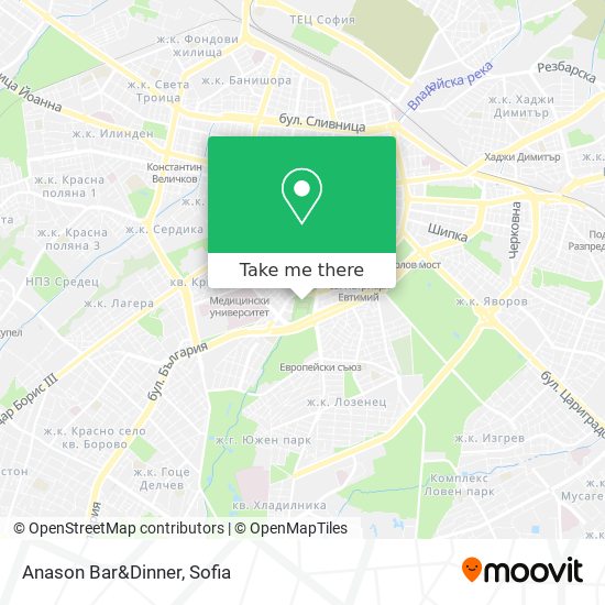 Anason Bar&Dinner map