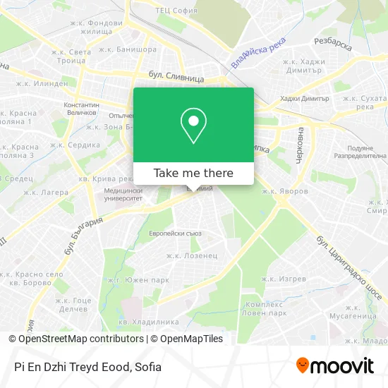 Карта Pi En Dzhi Treyd Eood