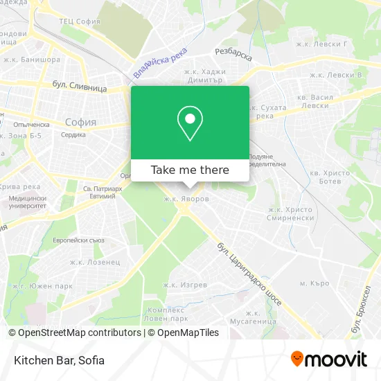 Карта Kitchen Bar