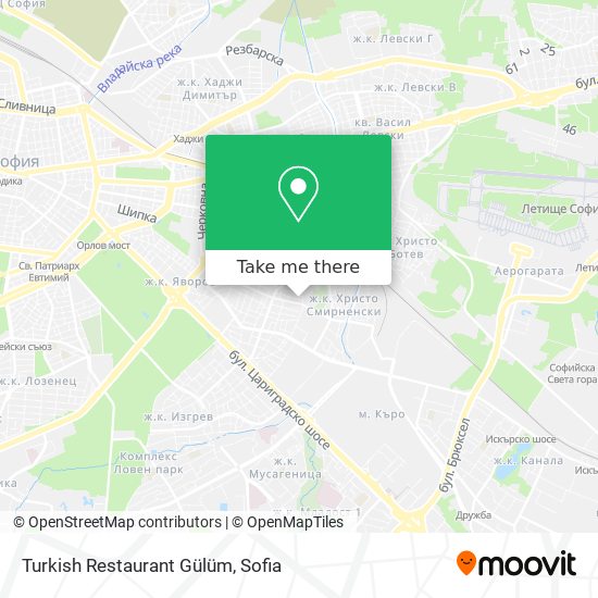 Turkish Restaurant Gülüm map