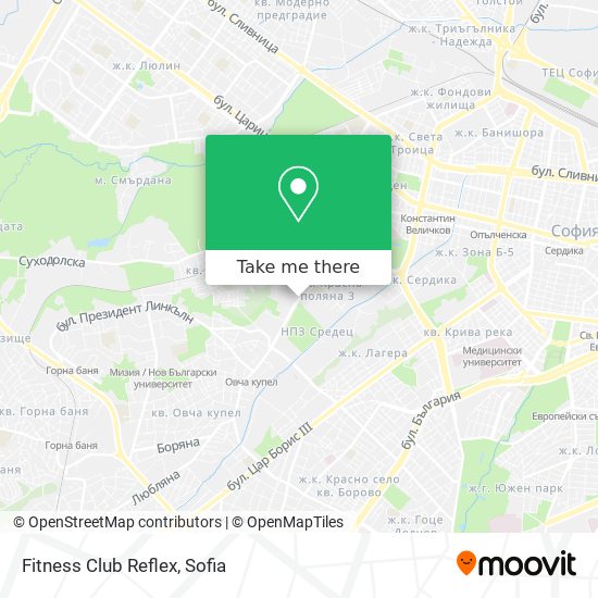 Fitness Club Reflex map