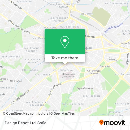 Design Depot Ltd map