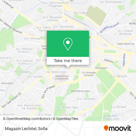 Magazin Lechitel map