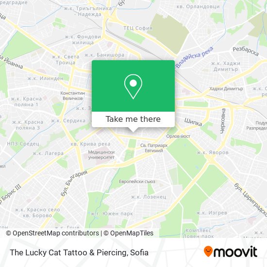 The Lucky Cat Tattoo & Piercing map