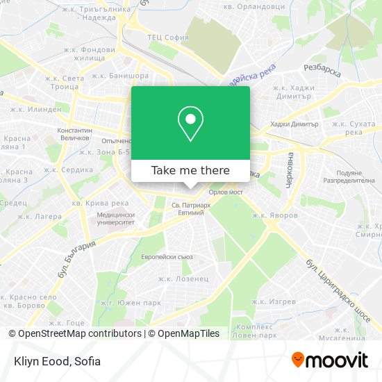 Kliyn Eood map