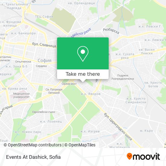 Events At Dashick map