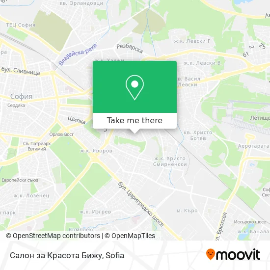 Карта Салон за Красота Бижу