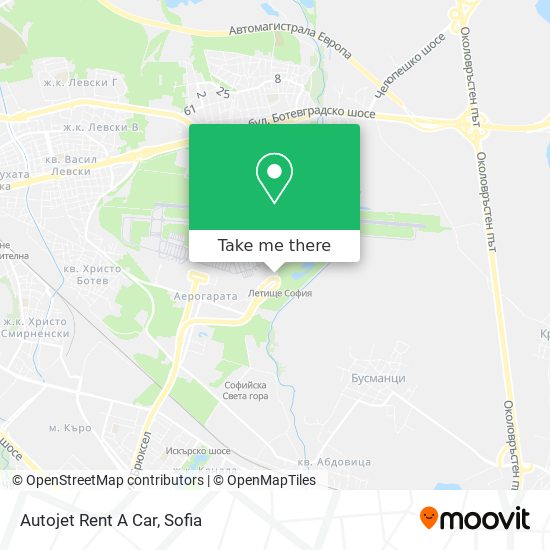 Autojet Rent A Car map