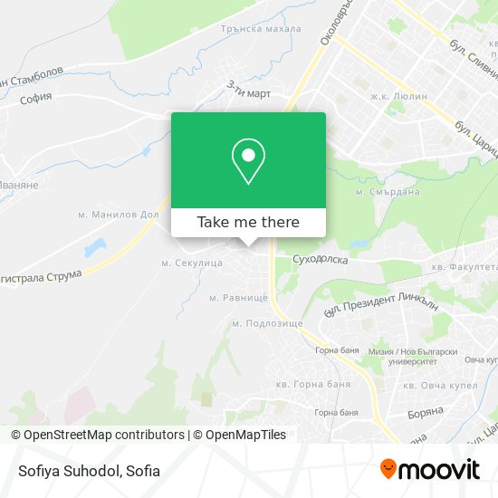 Sofiya Suhodol map