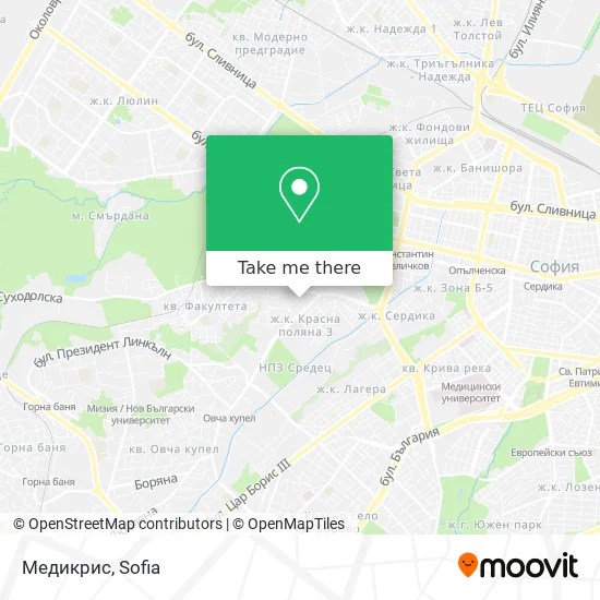 Карта Медикрис