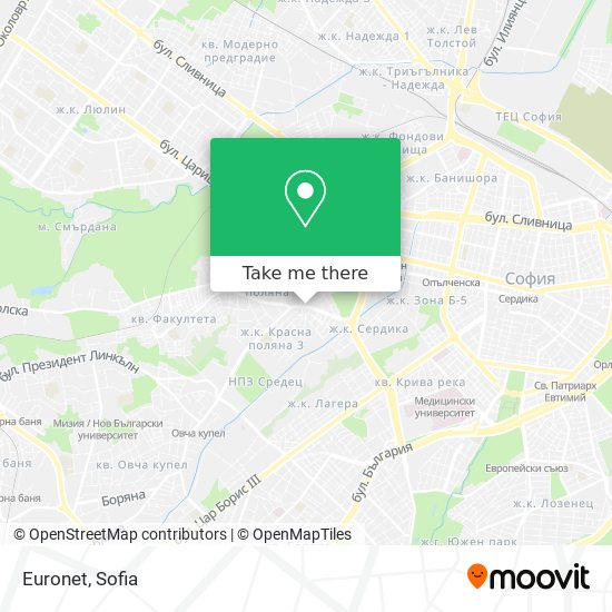 Euronet map