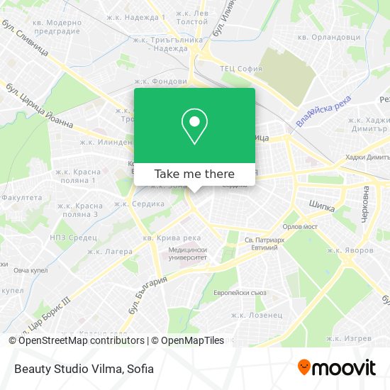 Beauty Studio Vilma map