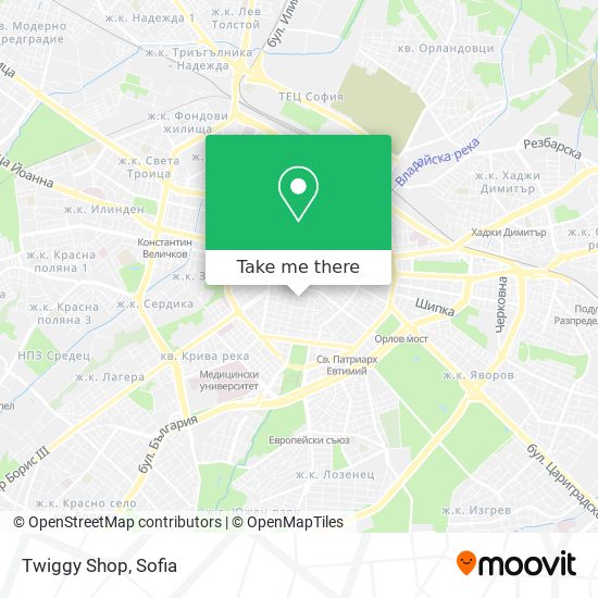 Twiggy Shop map