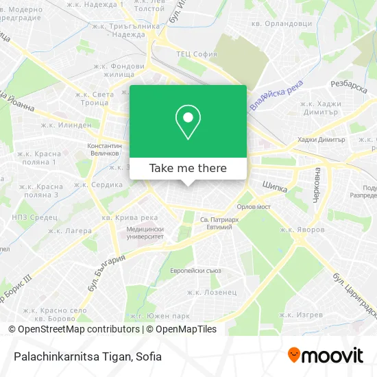 Карта Palachinkarnitsa Tigan