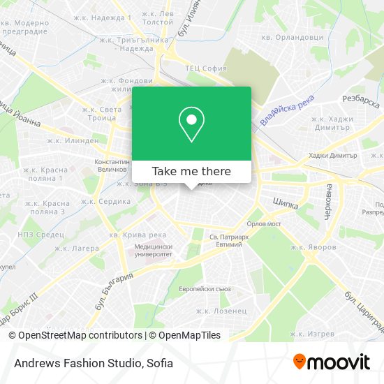 Andrews Fashion Studio map
