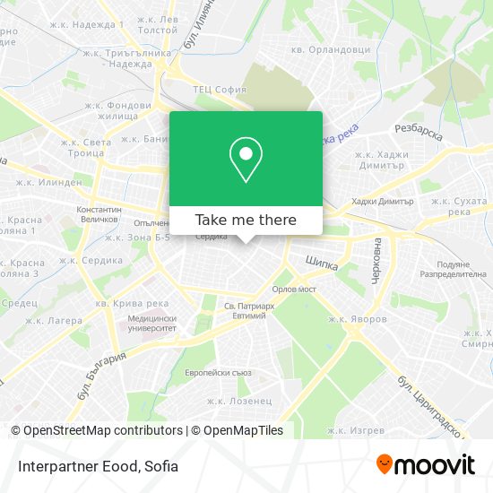 Interpartner Eood map