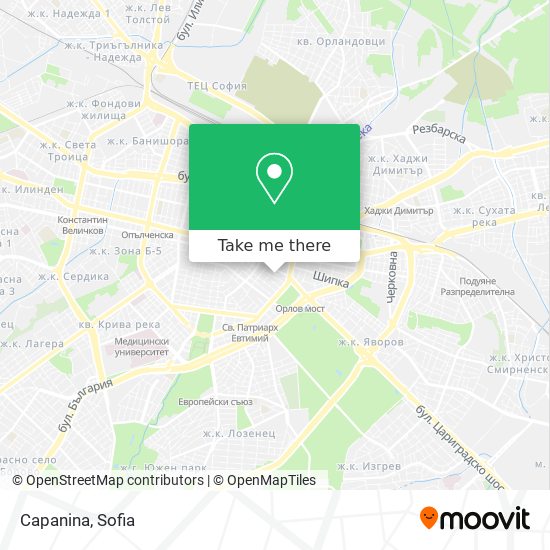 Capanina map