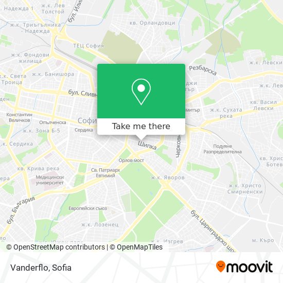 Карта Vanderflo