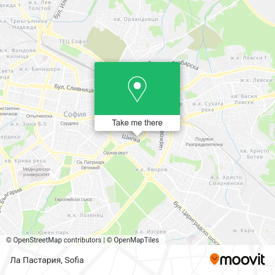 Карта Ла Пастария