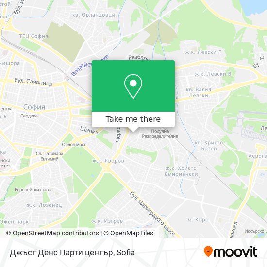 Джъст Денс Парти център map