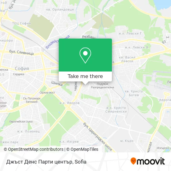 Карта Джъст Денс Парти център