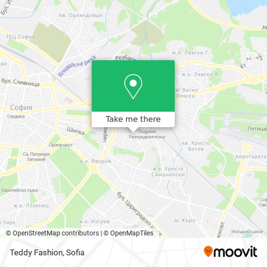 Teddy Fashion map