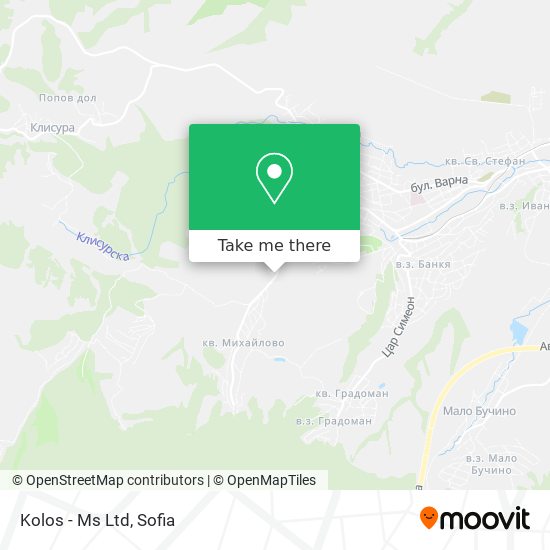 Kolos - Ms Ltd map