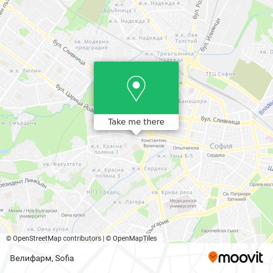 Велифарм map