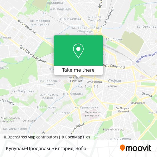 Купувам-Продавам България map