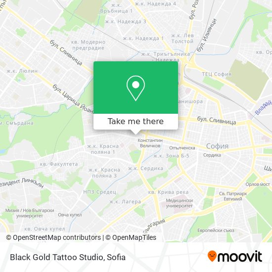 Black Gold Tattoo Studio map