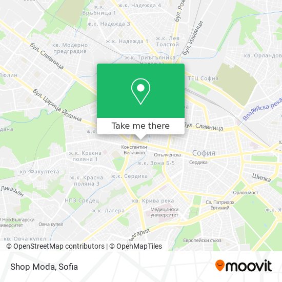 Shop Moda map