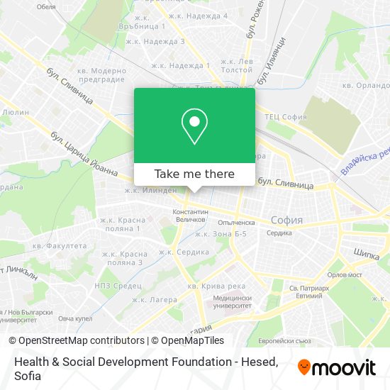 Health & Social Development Foundation - Hesed map