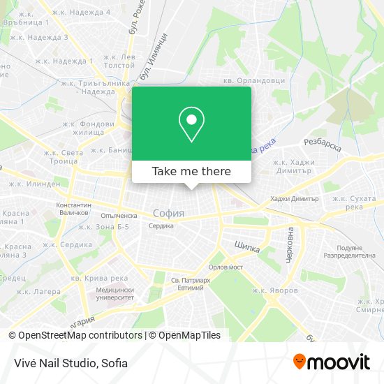 Vivé Nail Studio map