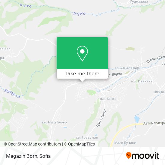 Magazin Born map