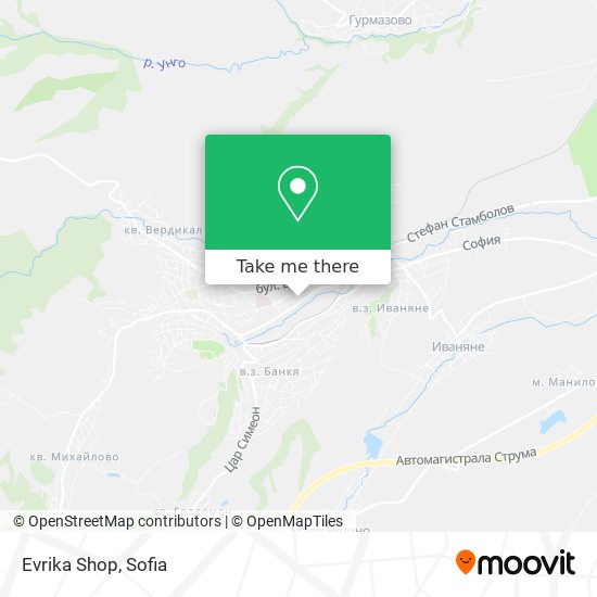 Evrika Shop map