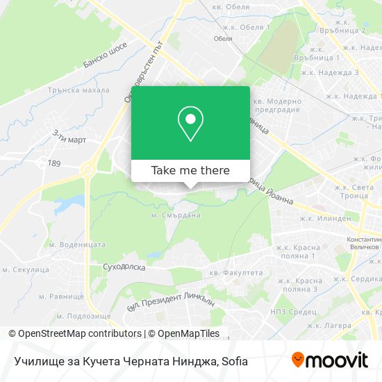 Училище за Кучета Черната Нинджа map