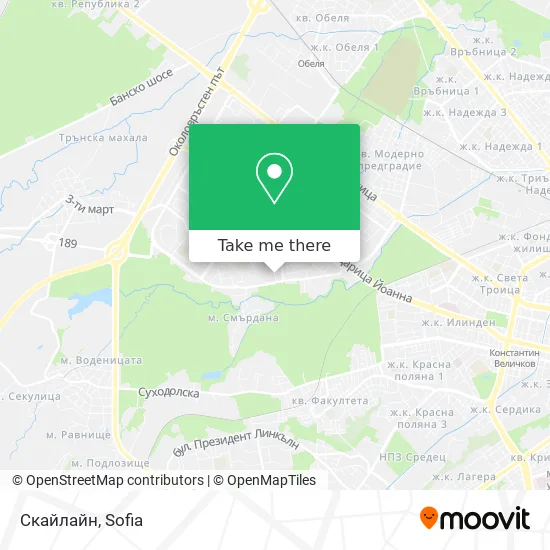 Карта Скайлайн