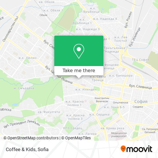 Coffee & Kids map