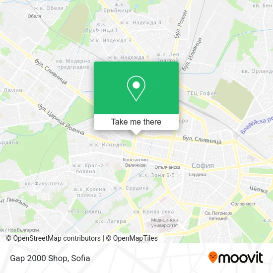 Карта Gap 2000 Shop