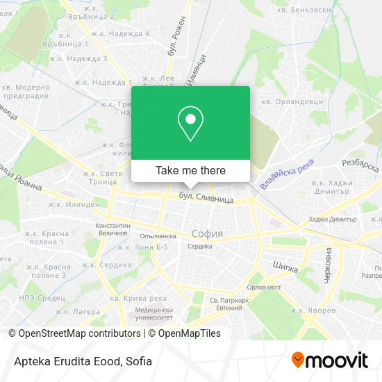 Карта Apteka Erudita Eood