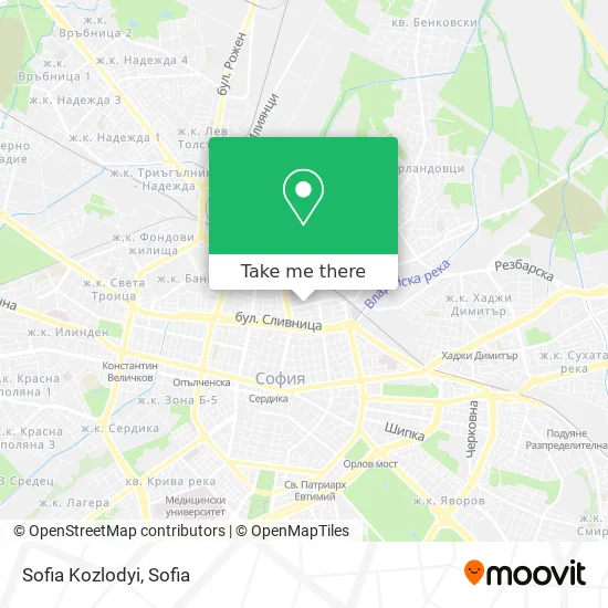 Карта Sofia Kozlodyi